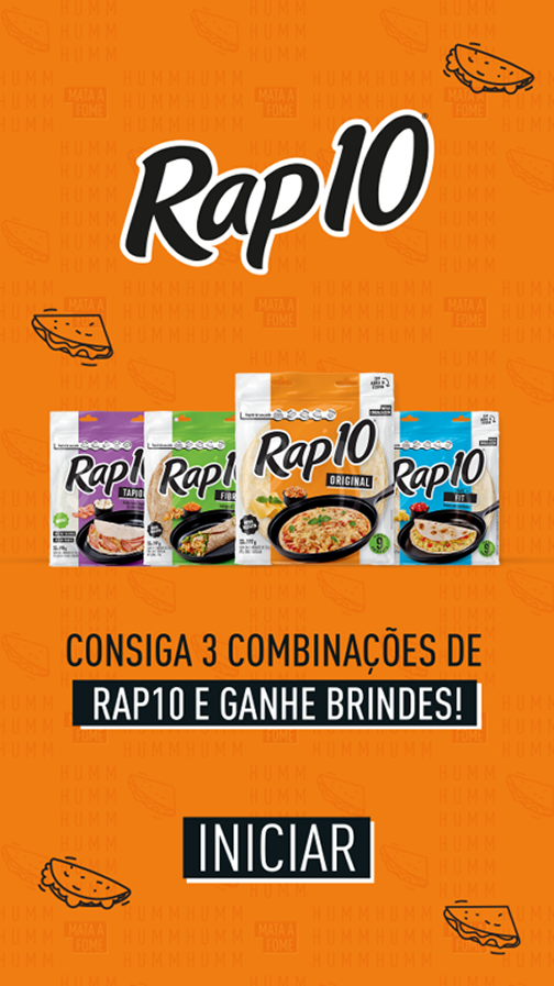 Tela inicial do game RAP10