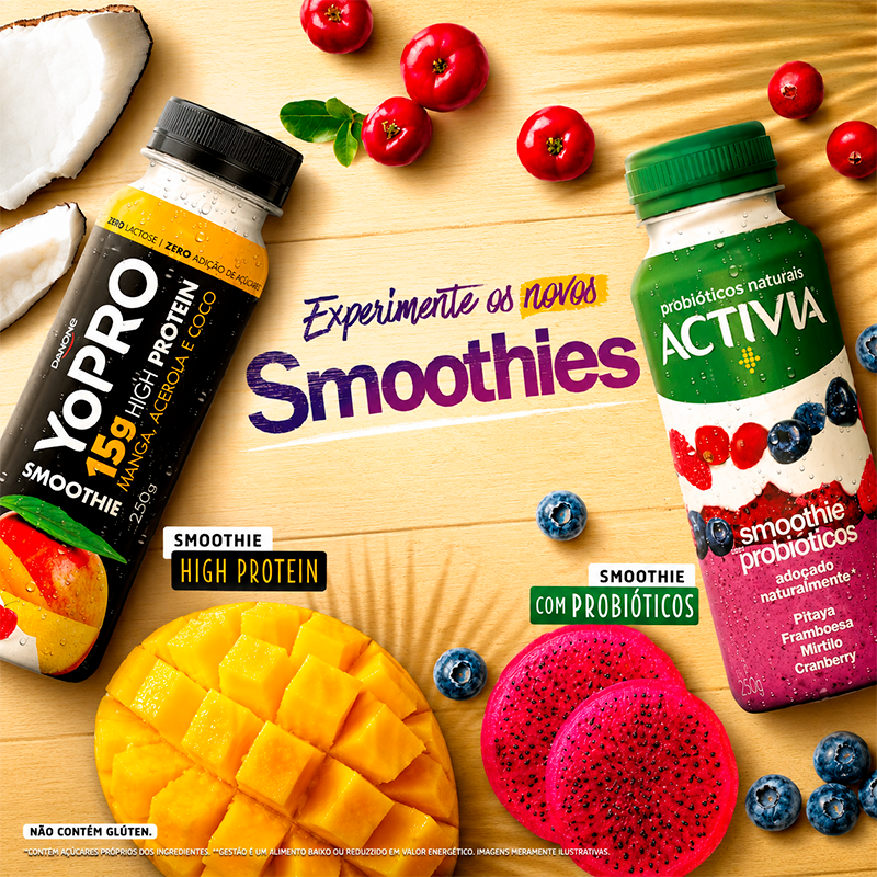 Danone Degustação Smoothies Activia