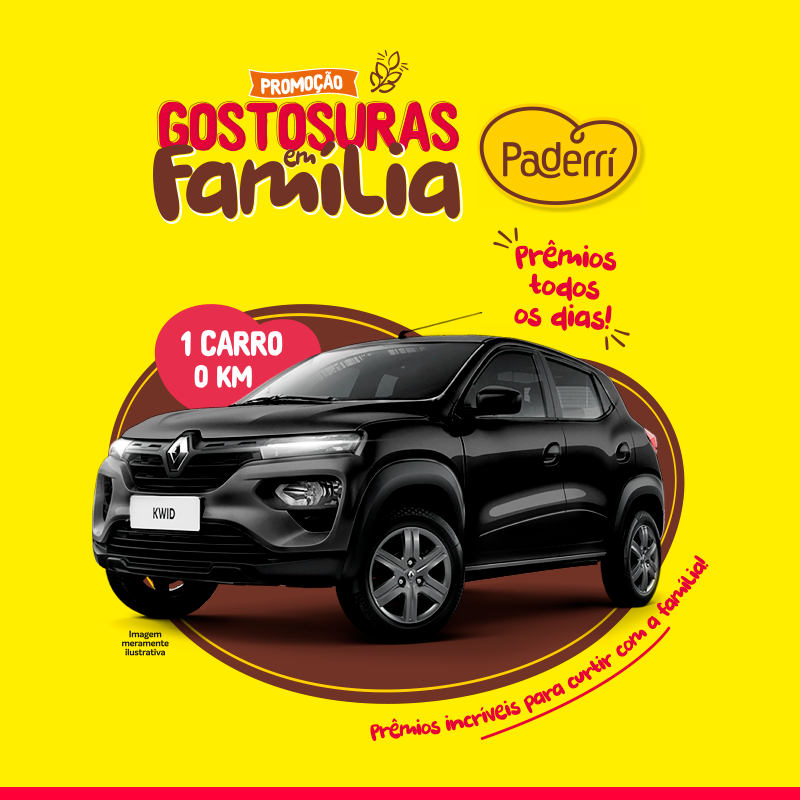 Promoção Gostosuras em Família Paderri