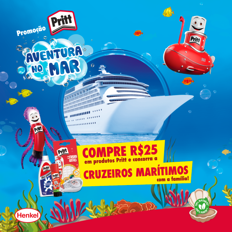 Promoção Pritt Aventuras no Mar