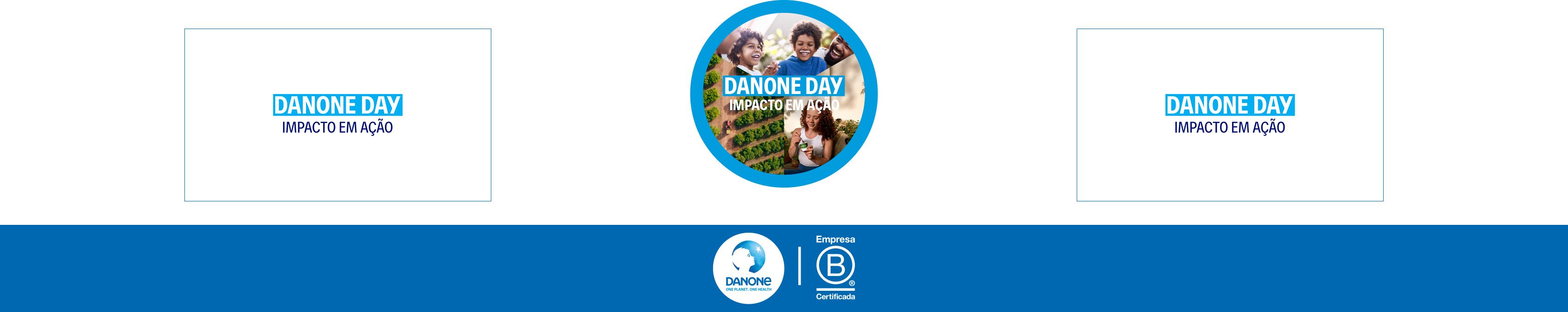Identidade Danone Day aplicada ao espaço