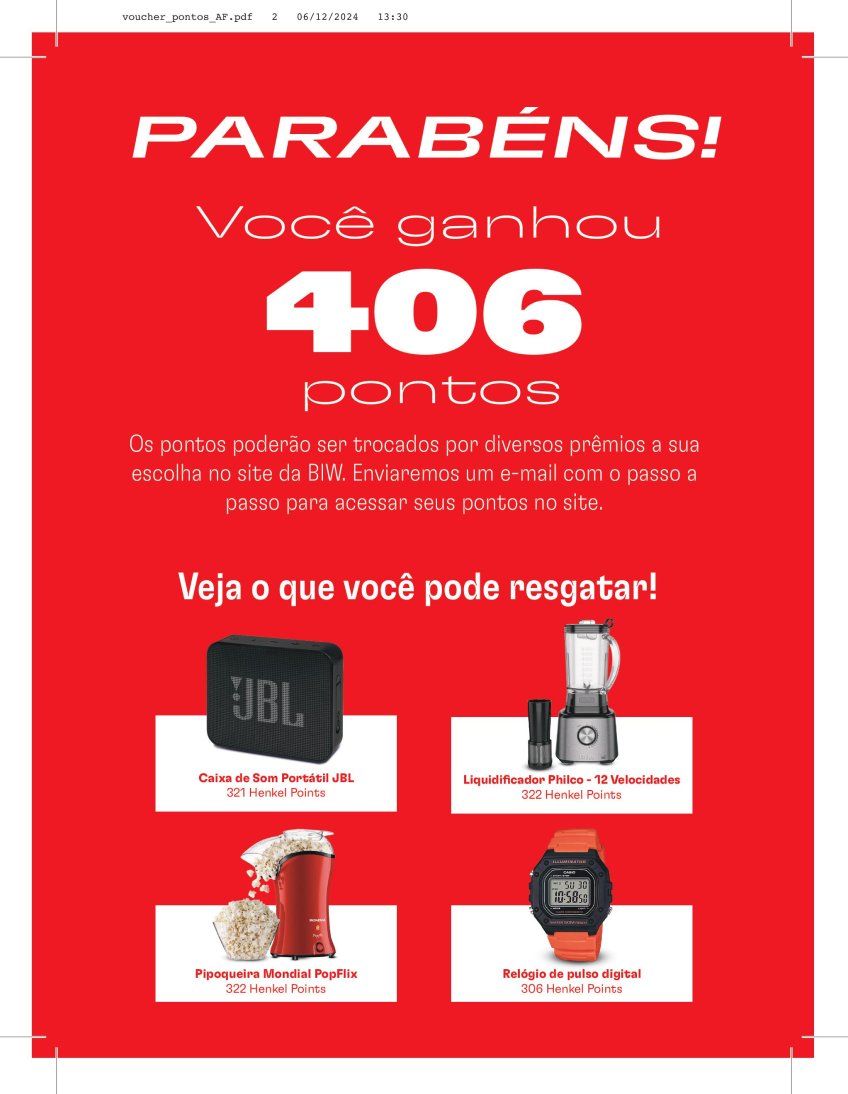 Voucher pontos 1