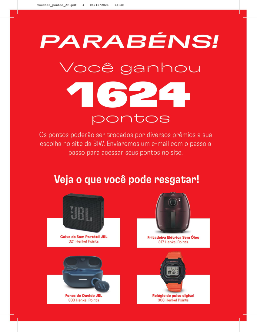 Voucher pontos 3