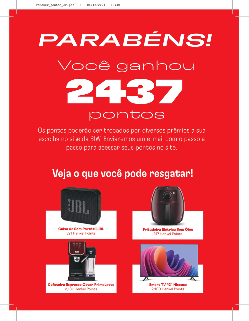 Voucher pontos 4