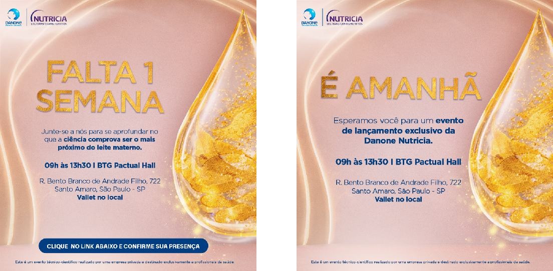 Peças de e-mail marketing: Falta 1 semana e É amanhã
