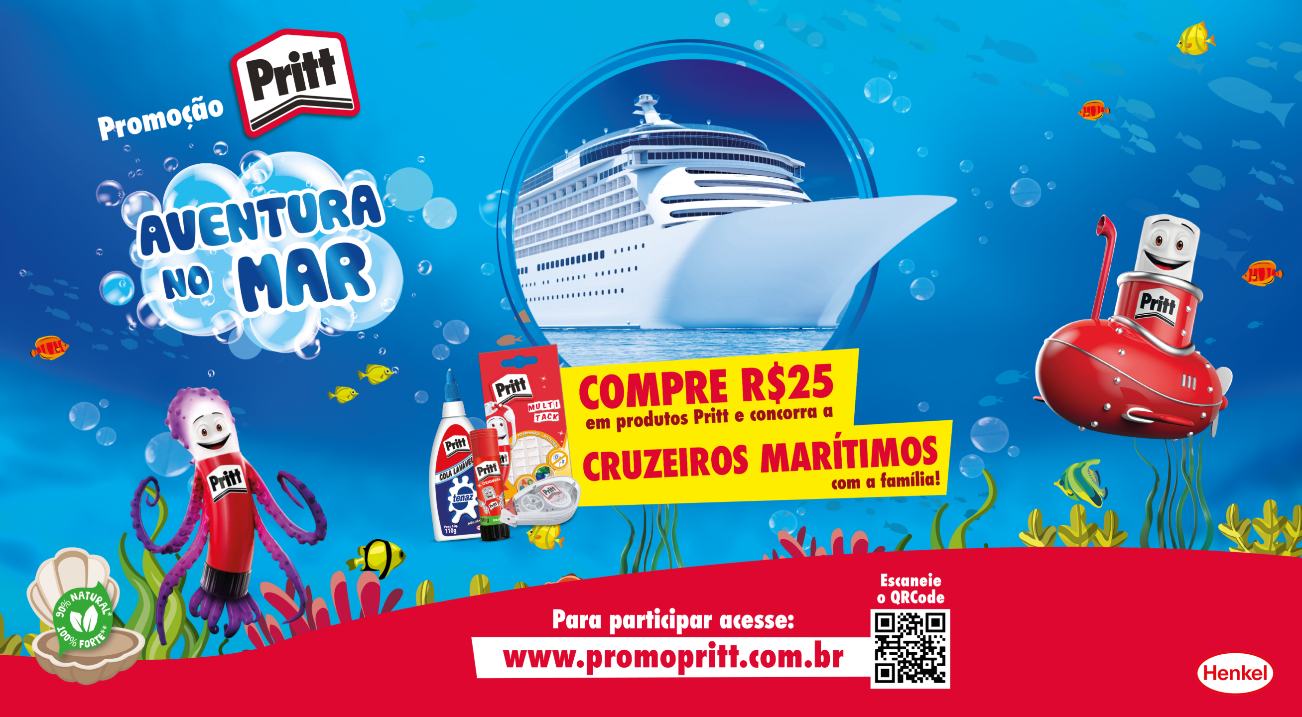 Key Visual Pritt Aventura no Mar