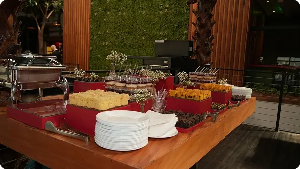 Buffet do evento