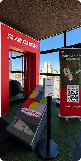 Portal SanDisk no Sampa Sky