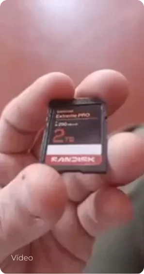 Cartão SD SanDisk do kit