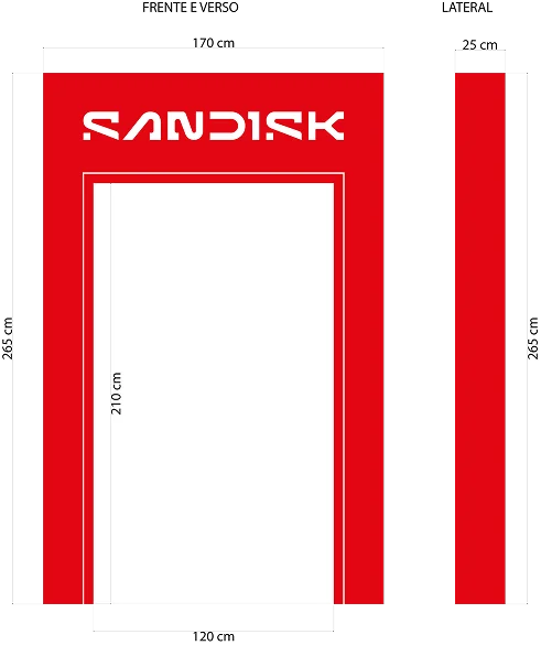 Projeto técnico do portal SanDisk